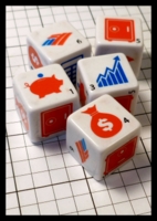 Dice : Dice - Game Dice - Yahtzee Bank of America Edition by USAopoly and Hasbro - Ebay Sept 2014